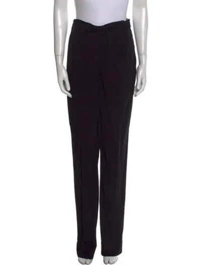 Pre-owned Fendi Vintage Straight Leg Pants In Black