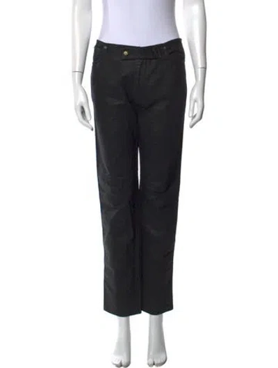 Pre-owned Fendi Vintage Straight Leg Pants In Black