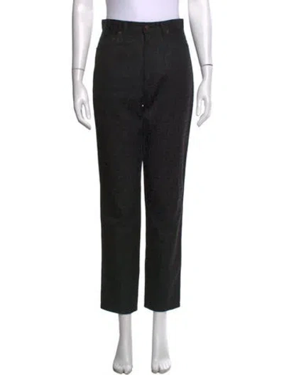 Pre-owned Fendi Vintage Straight Leg Pants In Black