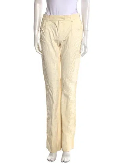 Pre-owned Fendi Vintage Straight Leg Pants In Neutral