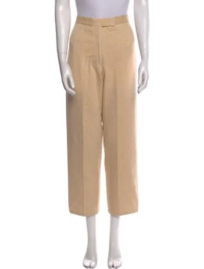 Pre-owned Fendi Vintage Straight Leg Pants In Neutral