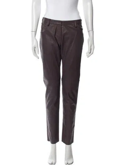 Pre-owned Fendi Vintage Straight Leg Pants In Purple