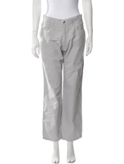 Pre-owned Fendi Vintage Straight Leg Pants In White