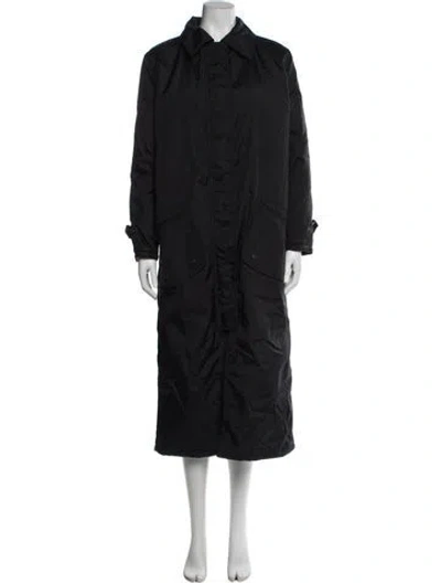 Pre-owned Fendi Vintage Trench Coat In Gray