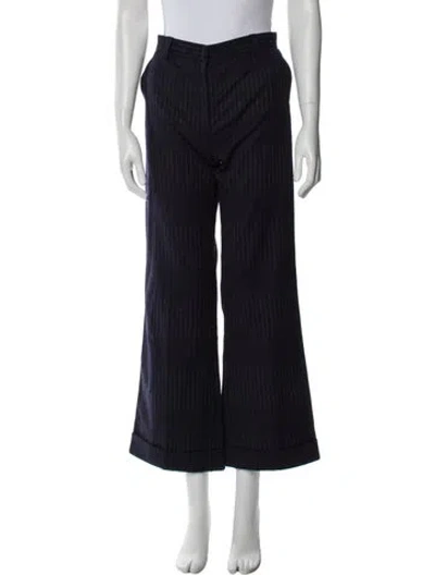 Pre-owned Fendi Vintage Wide Leg Pants In Blue
