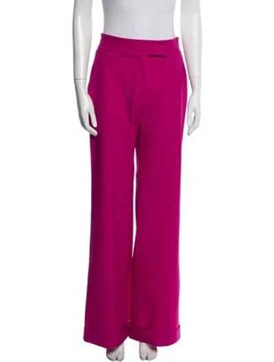 Pre-owned Fendi Vintage Wide Leg Pants In Purple
