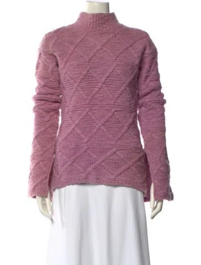 Pre-owned Fendi Vintage Wool Sweater In Pink