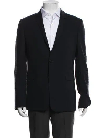 Pre-owned Fendi Virgin Wool Blazer In Gray