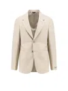 Fendi Virgin Wool Blazer With Logoed Buttons