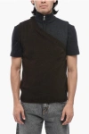 Fendi Paneled Wool Sleeveless Sweater Vest