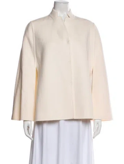 Pre-owned Fendi Virgin Wool Jacket In Neutral