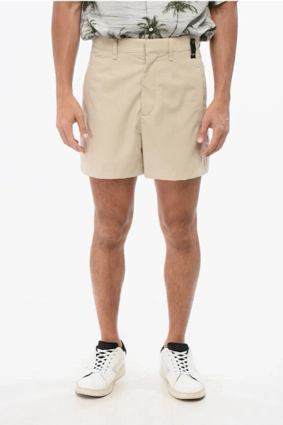 FENDI VIRGIN WOOL JOJOBA SHORTS WITH 4 POCKETS