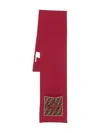 Fendi Virgin Wool Scarf In Red