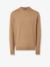 Fendi Wool Sweater Sweaters And Cardigans Beige In Brown