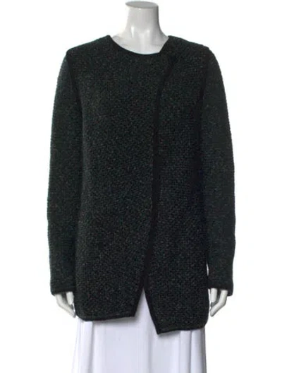 Pre-owned Fendi Virgin Wool Sweater In Green