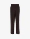 Fendi Virgin Wool Trouser With Metal Ff Details