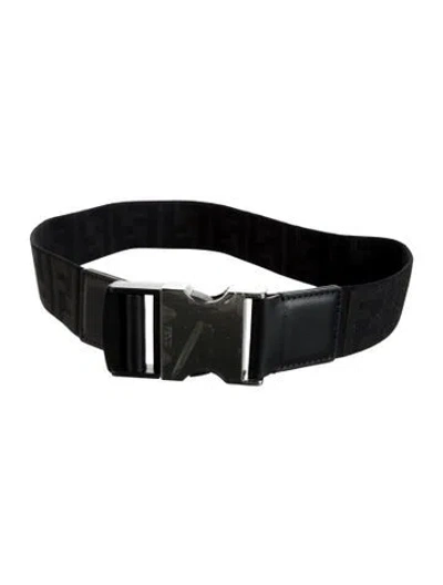 Pre-owned Fendi Waist Belt In Black