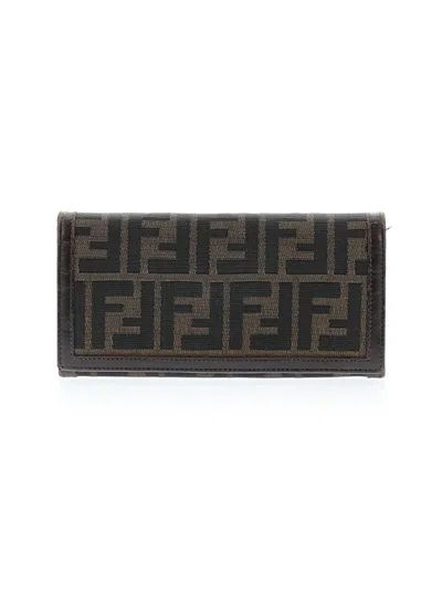 Pre-owned Fendi Wallet In Brown
