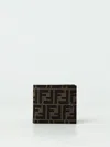 Fendi Wallet  Men Color Brown