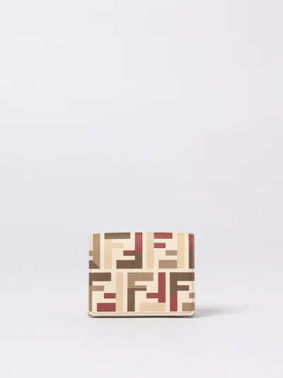 Fendi Wallet  Woman Color Beige In Multi