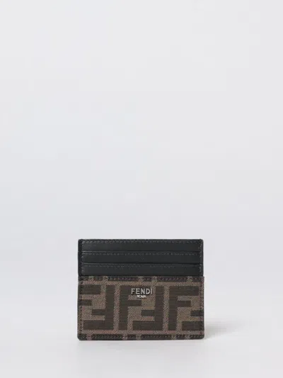 Fendi Wallet Men  In Brown