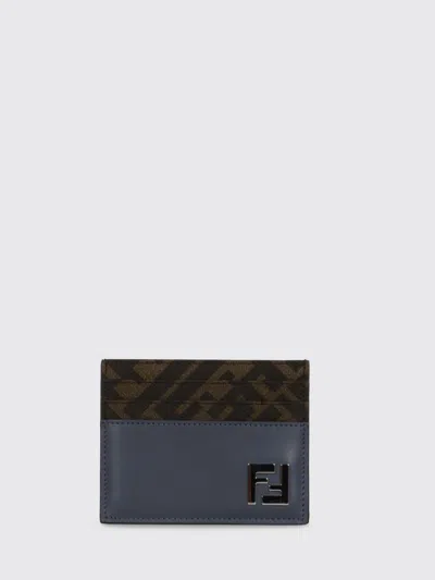 Fendi Wallet Men  In Black