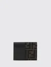Fendi Brown Polyester Wallet In Tobacco