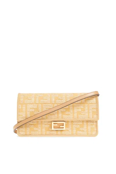 Fendi Wallet On A Chain In Brown