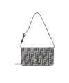 Fendi Wallet On Chain Baguette In Gray