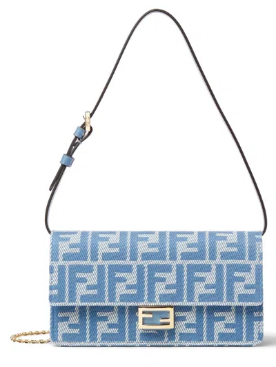 FENDI FENDI 'BAGUETTE' WALLET ON CHAIN