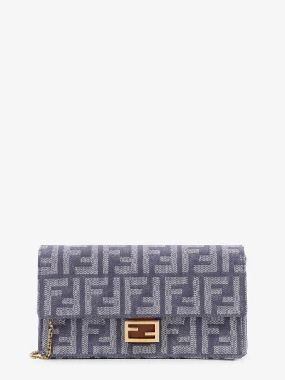 FENDI WALLET ON CHAIN BAGUETTE SHOULDER BAG