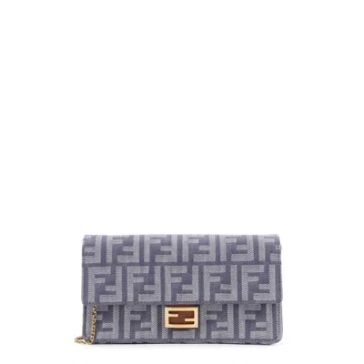 Fendi Wallet On Chain Baguette Shoulder Bag