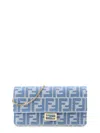 Fendi Woman Blue Wallets & Cardholders In Blue