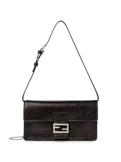 Fendi Wallet On Chain Vitello Jamie In Black