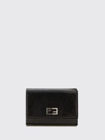 Fendi Wallet Woman In Black