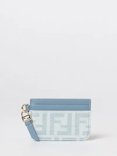 Fendi Wallet Woman In Blue