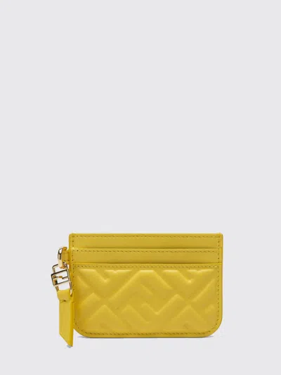 Fendi Wallet Woman  In Yellow