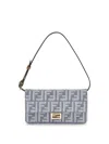 Fendi Women Denim Wallet In Neutral