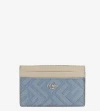 Fendi Shadow Cardholder In Latte-ceruleo-p