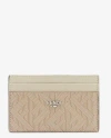 Fendi Shadow Card Holder In Latte-sabbia-p