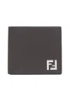 Fendi Ff Bi-fold Wallet In Green