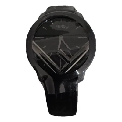 Pre-owned Fendi Watch In Black