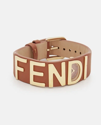 Fendi Watch In Brown