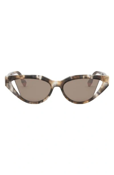 Fendi Way 54mm Cat Eye Sunglasses In Brown