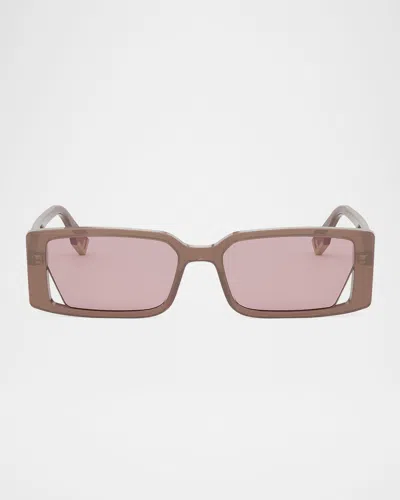 FENDI WAY RECTANGLE SUNGLASSES
