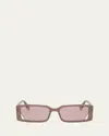 Fendi Way Rectangle Sunglasses In Sltbrn