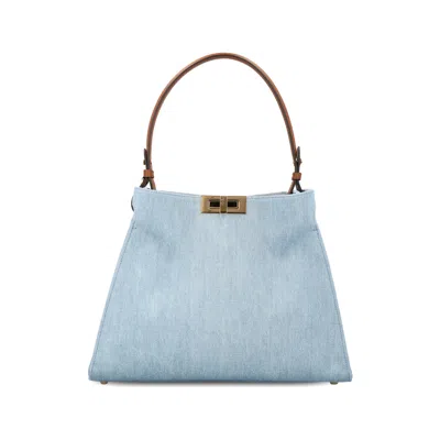 Fendi Way Shoulder Bag In Blue
