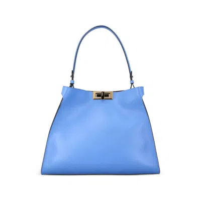 Fendi Way Tote Bag In Blue