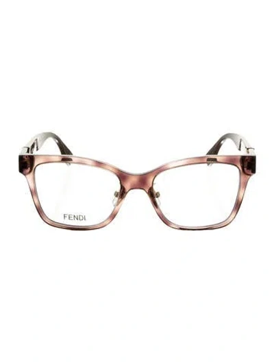 Pre-owned Fendi Wayfarer Eyeglasses W/ Tags In Brown