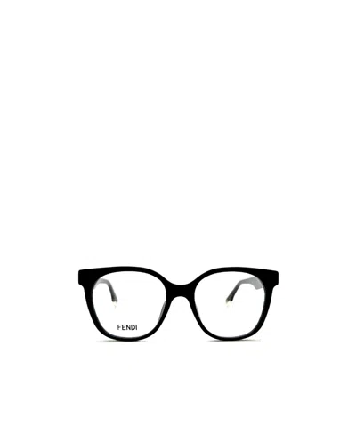 Fendi Wayfarer-frame Optical Glasses In Black